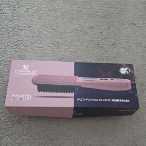 Royale Rose Multi-Purpose Ceramic Hair Brush - Straightening & Detangling